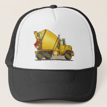 Concrete Truck Hat by justconstruction at Zazzle
