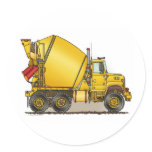 Concrete Truck Kids Sticker