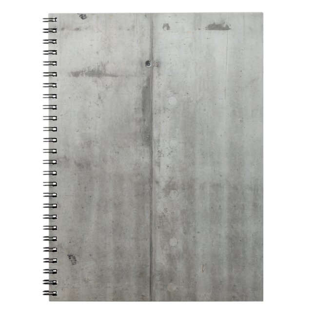 Concrete wall structure texture notebook (Front)