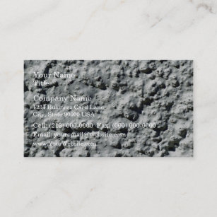 Concrete wall with rough surface business card