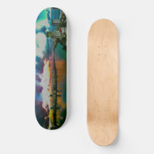 Condado Lagoon San Juan Puerto Rico Skateboard Art