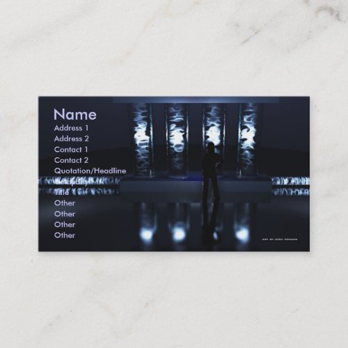 Condensed Energy Business Card Template
