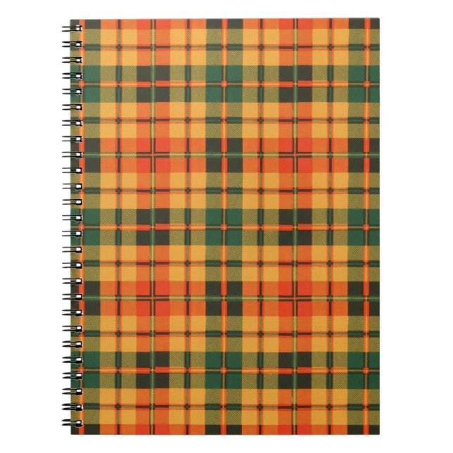Condie clan Plaid Scottish kilt tartan Notebook (Front)
