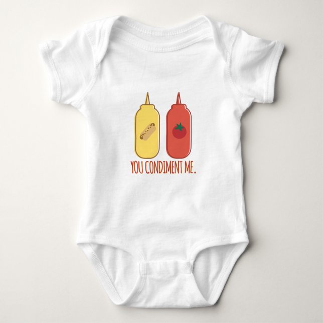 Condiment Me Baby Bodysuit (Front)