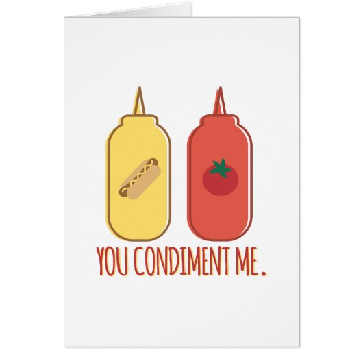 Condiment Me Cards (Front)