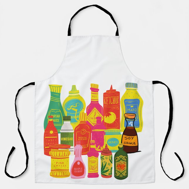 Condiments Cooking Apron (Front)
