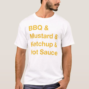 Costumes  Ketchup Mustard Relish Siracha Printed Tshirts