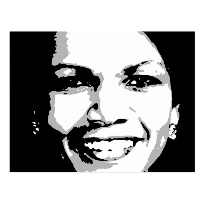 CONDOLEEZZA RICE INK ART POSTCARDS