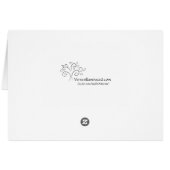 Condolence Card for a woman (Back Horizontal)