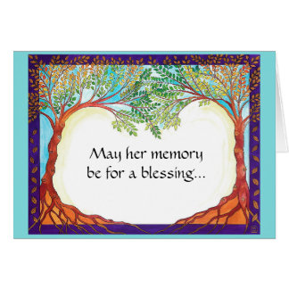 Condolence Card for a woman