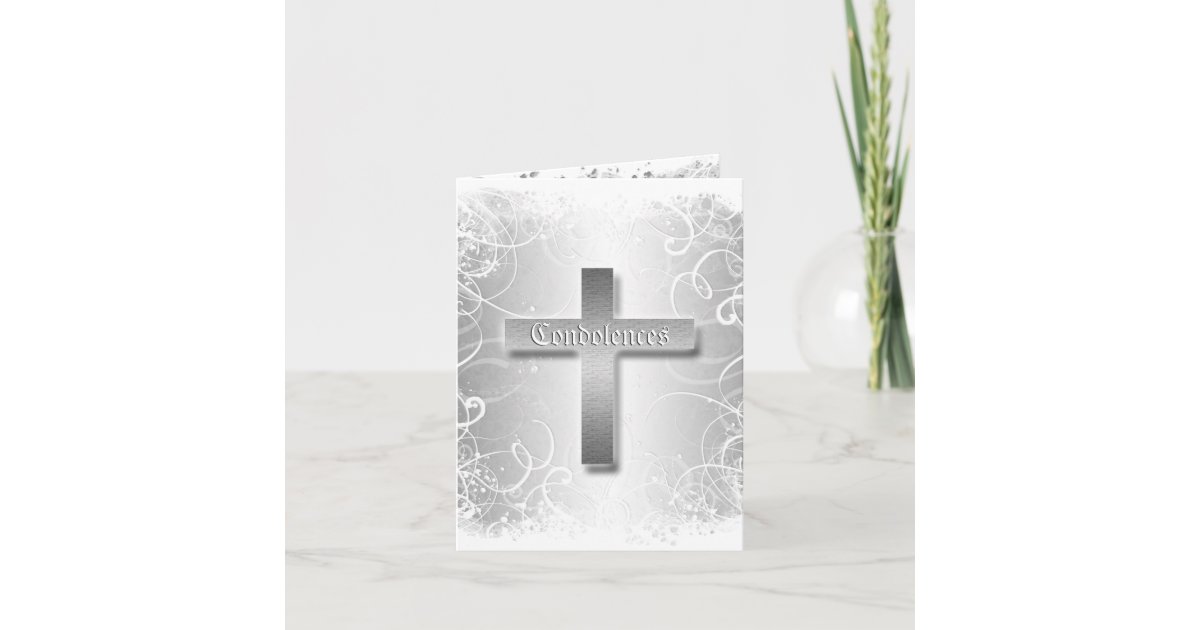 Condolence funeral bereavement card | Zazzle.com