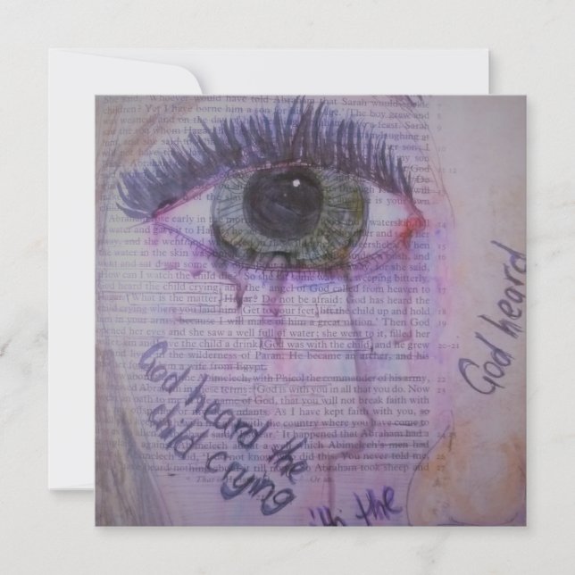 Condolence sympathy card for grief, loss & comfort (Front)