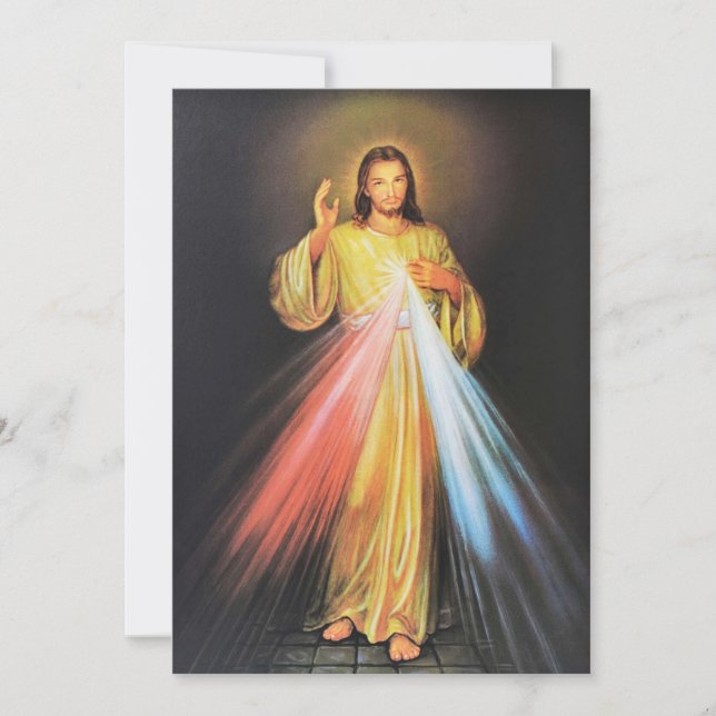 Condolence Sympathy Thank You Catholic Jesus Card (Front)