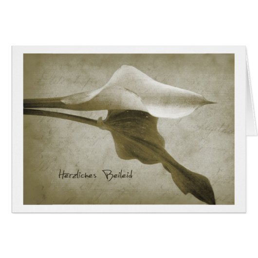 condolences (Front Horizontal)