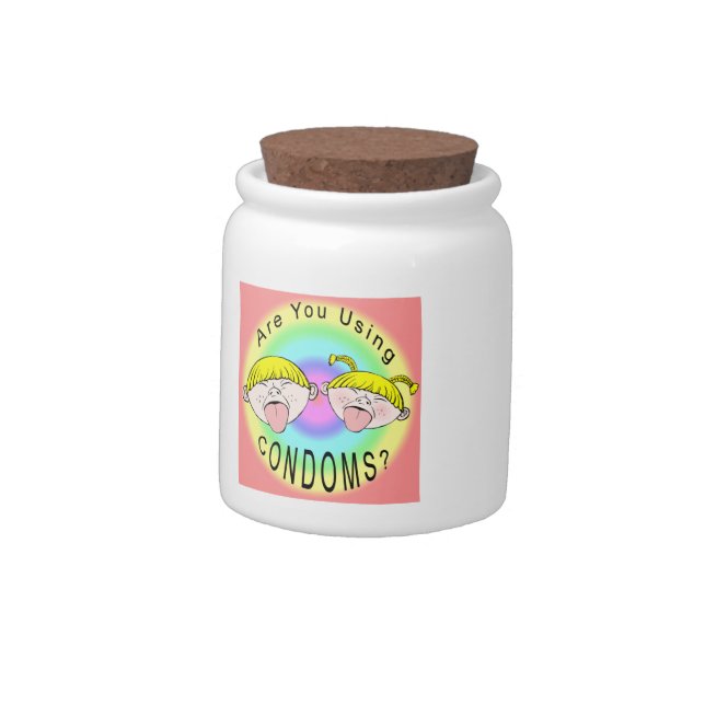 Condom Kids Candy Jar (Left)