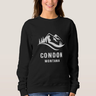 Condon Montana Mountains Souvenir Memorabilia Wint Sweatshirt