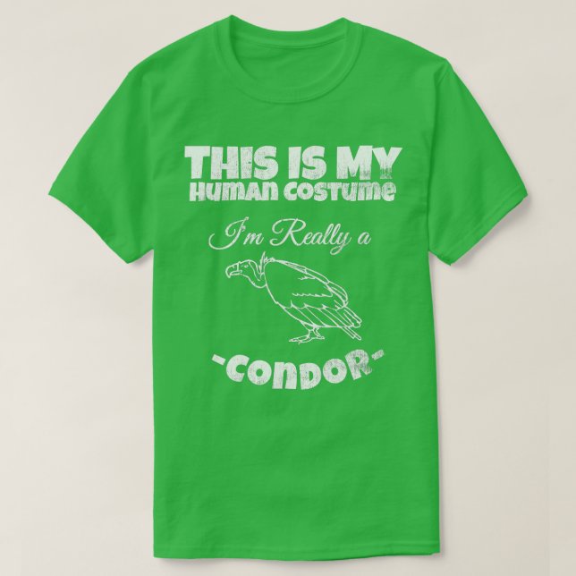 Condor Bird Human Costume Tee Cute Christmas Costu (Design Front)