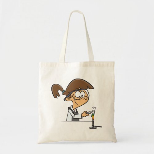 Conducting A Science Experiment Tote Bag
