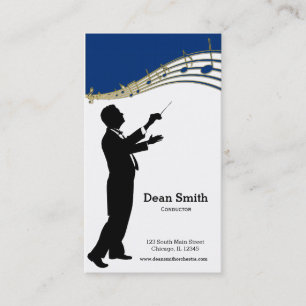 Conductor Orchestra Business Card