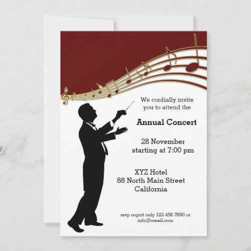 Conductor Orchestra Invitation