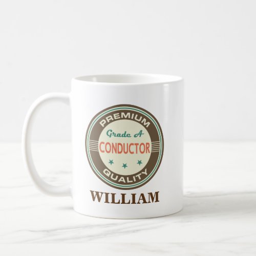 Conductor Personalized Office Mug Gift