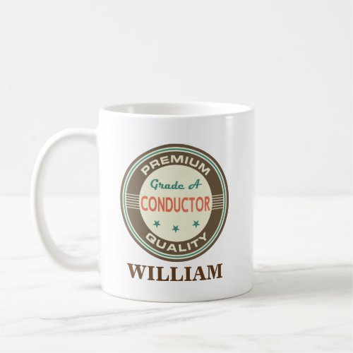 Conductor Personalized Office Mug Gift