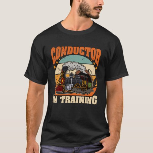 Conductor railroad Model station Railway worker  2 T_Shirt