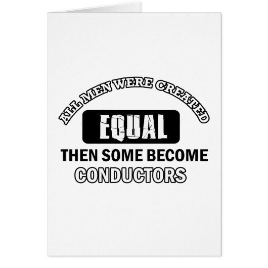 Conductors designs cards (Front)