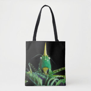 Cone-Headed Grasshopper Tote Bag