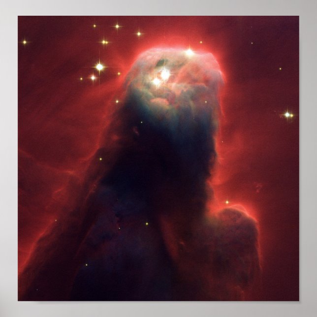 Cone Nebula in space NGC 2264 Poster (Front)