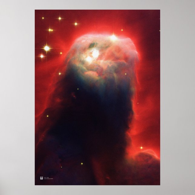 Cone Nebula,NGC 2264 - NASA Hubble Space Telescope Poster (Front)