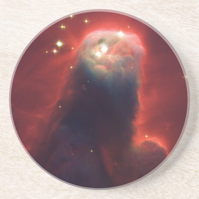 Cone Nebula NGC 2264 Taken by the Hubble Telescope Sandstone Coaster (Front)