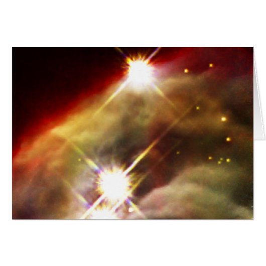 Cone Nebula starry night Cards (Front Horizontal)