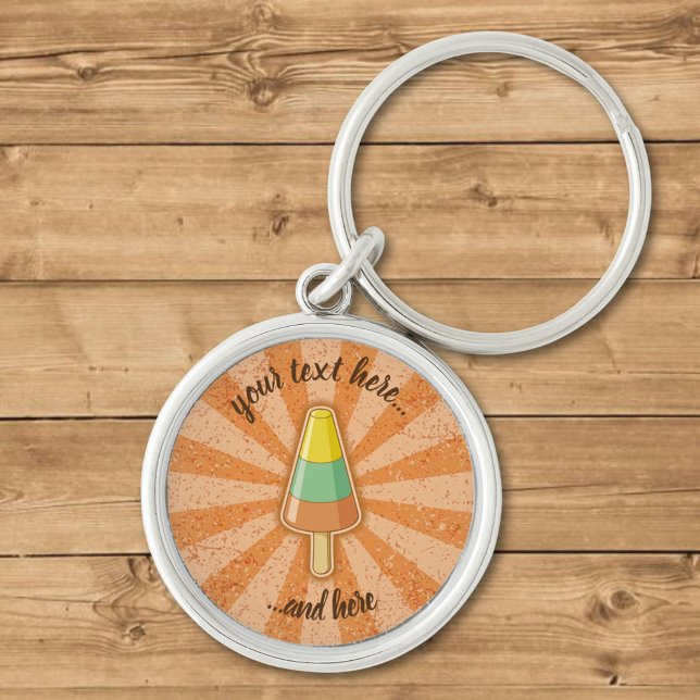 Cone Shaped Sorbet Stick Keychain (Creator Uploaded)