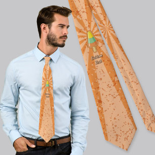 Cone Shaped Sorbet Stick Neck Tie