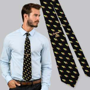 Cone Shaped Sorbet Stick Neck Tie