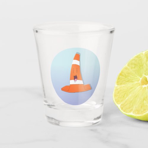 cone that smiles shot glass