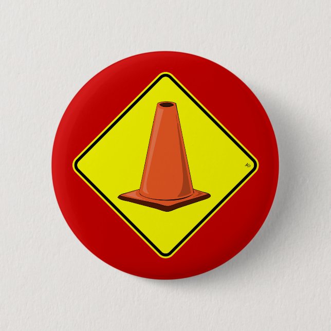 CONE ZONE 1y Button (Front)