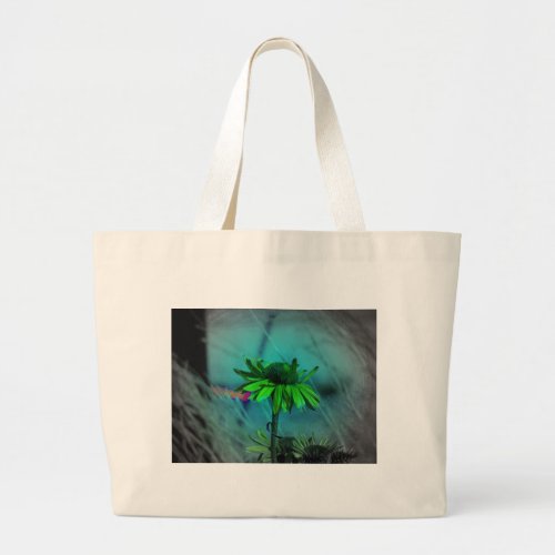 Coneflower Changes Large Tote Bag