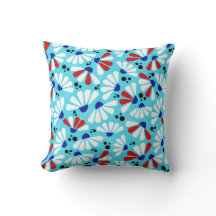 Coneflower Confetti on Tropical Blue