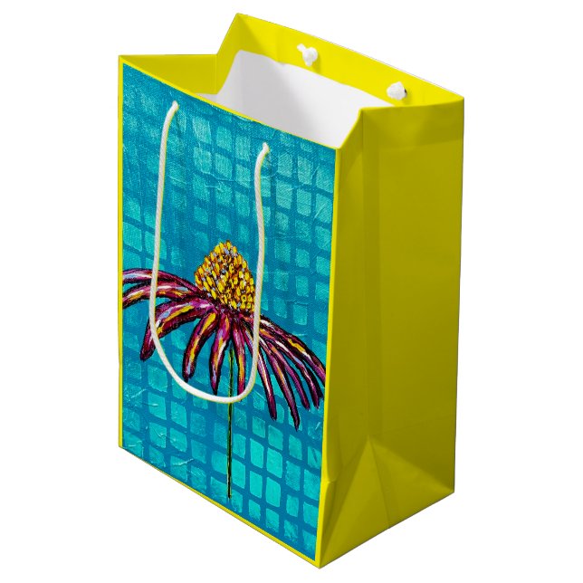 coneflower gift bag (Front Angled)