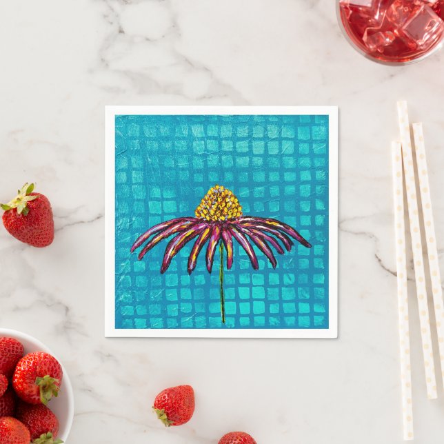 coneflower paper napkins (Insitu)