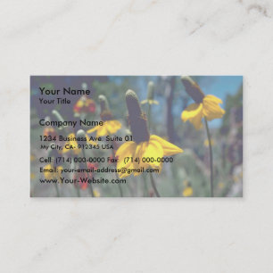 Coneflowers Business Card