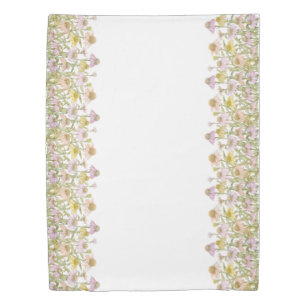 Coneflowers Floral Botanical Art Watercolor Twin Duvet Cover