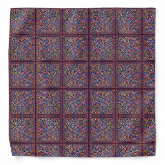 Coneja Geometric Hands Mosaic Art Bandana