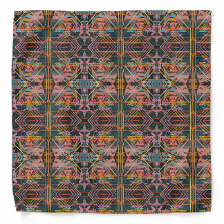 Coneja Layered Triangles Abstract Art Bandana