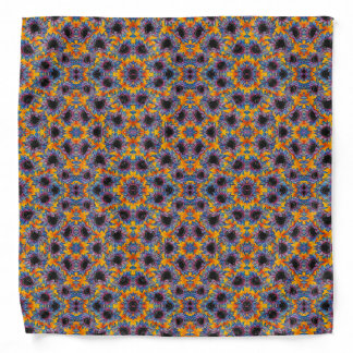 Coneja Three Flowers Psychedelic Floral Bandana