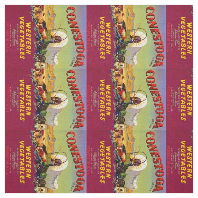 Conestoga Western Vegetables Fabric (Swatch)