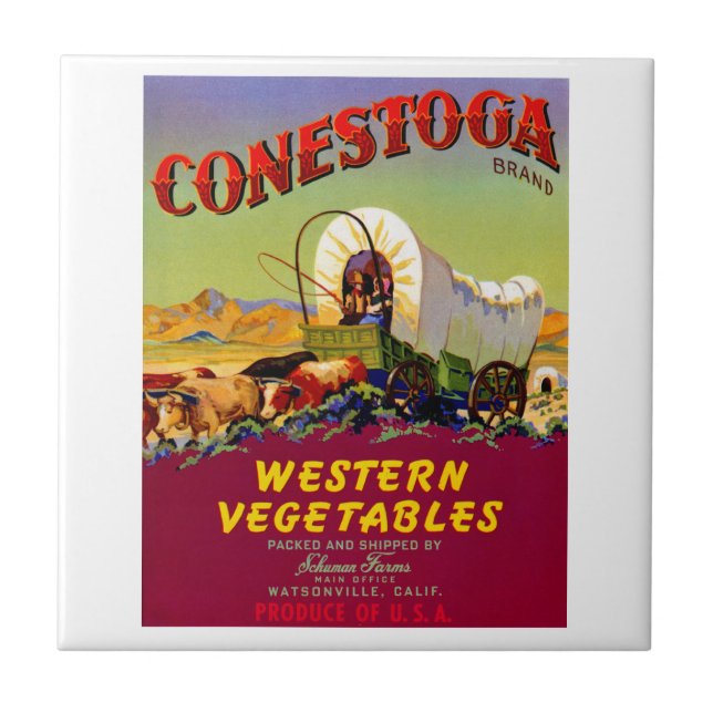 Conestoga Western Vegetables Tile (Front)