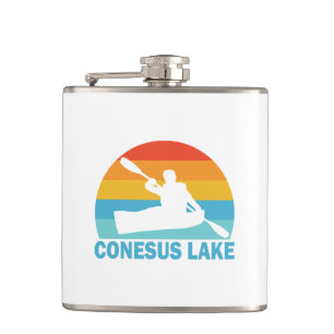 Conesus Lake New York Kayak Flask
